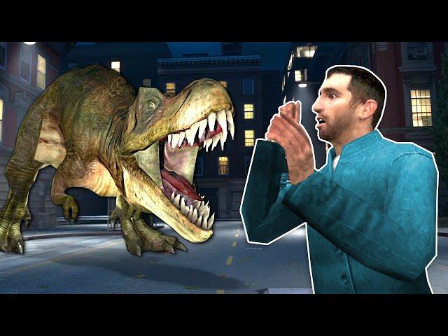 THERE'S DINOSAURS AFTER US! - Garry's Mod Gameplay