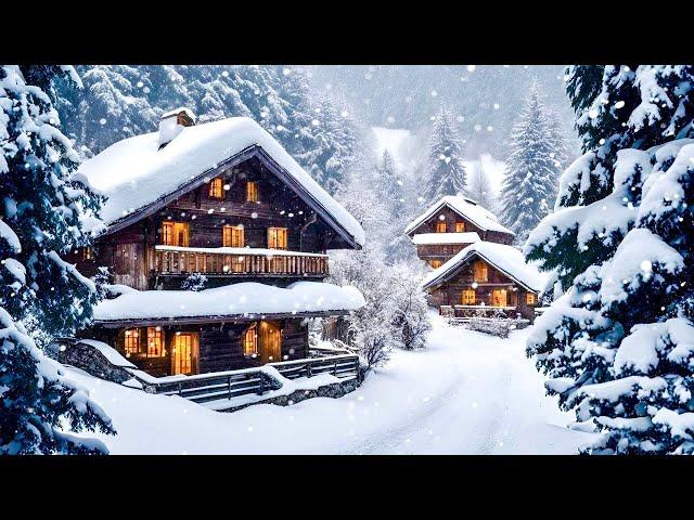 Heavy Snowfall In Grindelwald Village Switzerland Winter Wonderland️4K