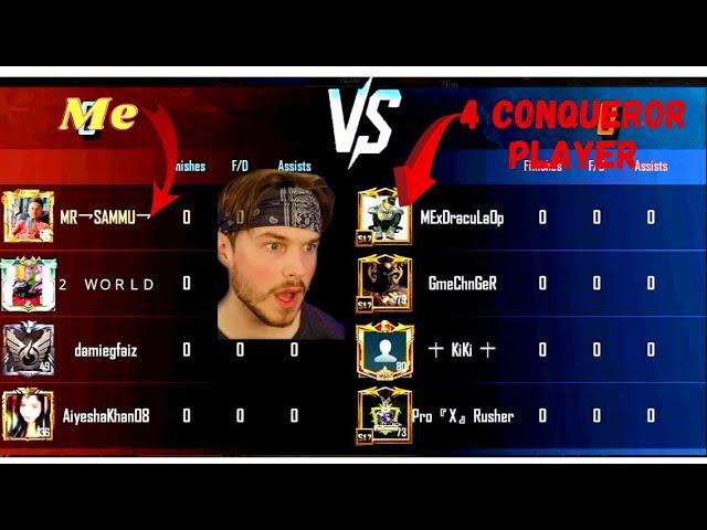 4 CONQUEROR PLAYER  CHALLENGE  ME |tdm fight|mr sammu