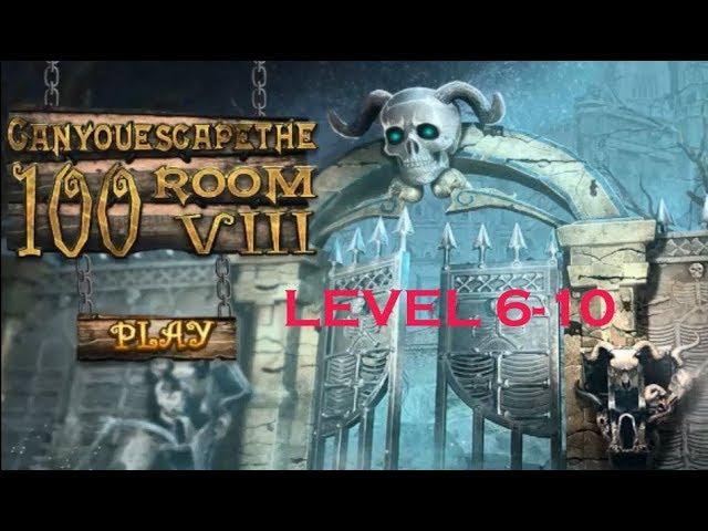 Can You Escape The 100 Room VIII Level 6 7 8 9 10 Walkthrough.