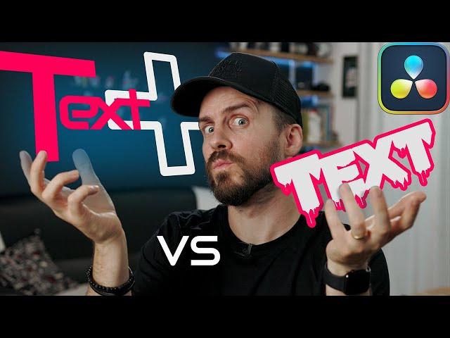 Text VS Text+ Generators in Davinci Resolve 17 & 18 - Which one should you use?!