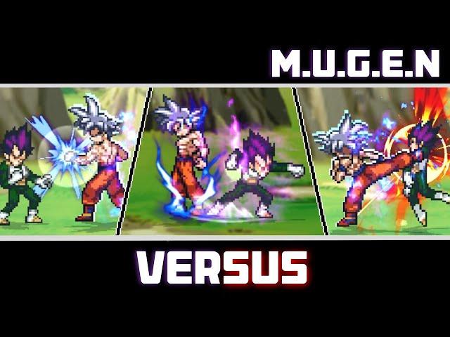 (NEW) Goku MUI VS Vegeta Ultra Ego - Dragon Ball Mugen