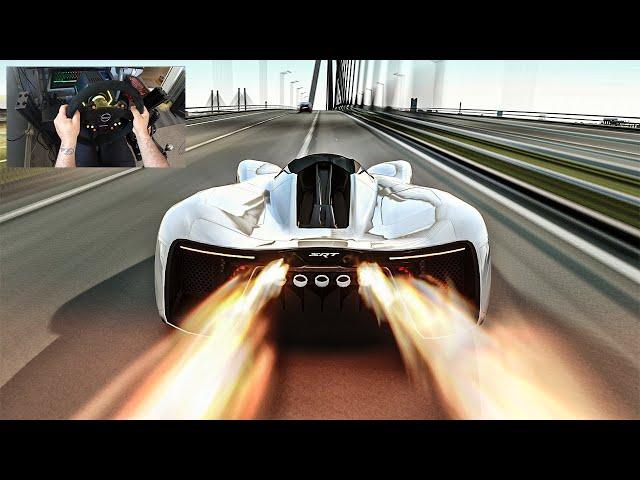 1172664HP SRT Tomahawk (Over 6000Kmh) - Assetto Corsa | Thrustmaster Wheel Gameplay