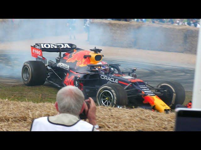 Max Verstappen Trying To Do A Donut!