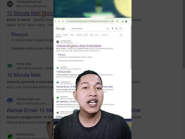 Cara Mengatasi Website Berbayar Dengan Membuat Email Sekali Pakai | Email 10 Menit