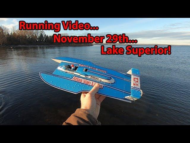 Atlas Van Lines 1/20 Scale Unlimited Hydroplane_RUNNING VIDEO!