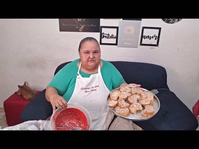 Domingo Tem! receita de Natal  Rabanada de forno.