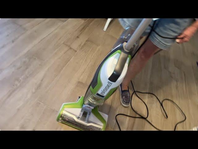 How to use the Bissell cross wave multi surface floor cleaner