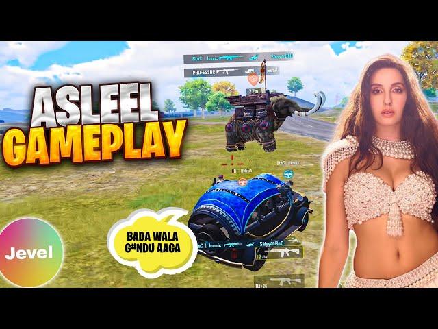 ASLEEL &  IMPOSIBLE CLUTCH BGMI FUNNY JEVEL GAMEPLAY  | JEVEL |