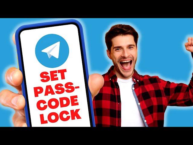 How To SET PASSCODE Lock in Telegram App in 2023