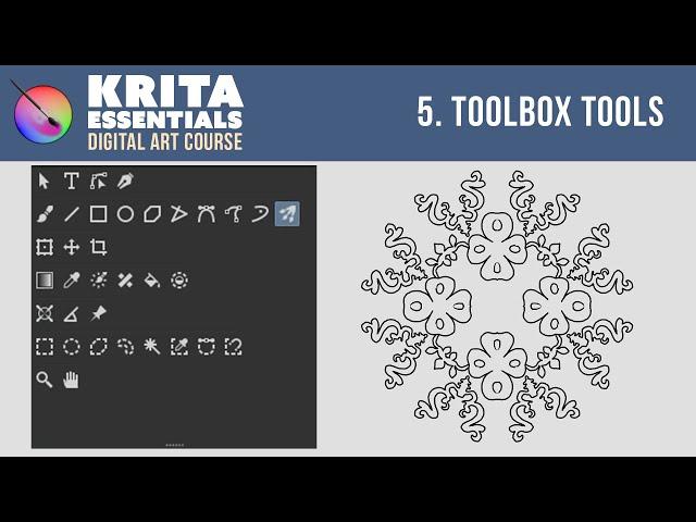 Krita Tutorial for Beginners - Toolbox Tools (Lesson 5) 