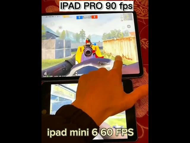 iPad Mini 6 Vs iPad Pro 2023 PUBG Test | 90fps vs 60fps #shorts #youtubeshorts