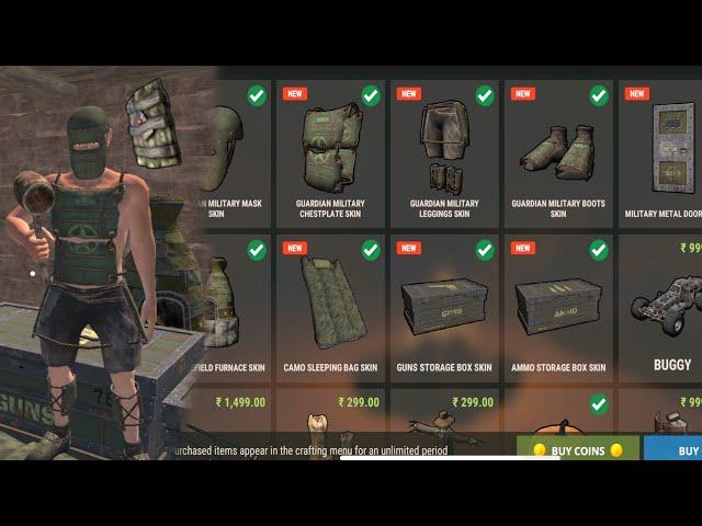 Oxide: Survival island- New Military Skin Review! || 0.4.80 Oxide Survival Update -New C4 Explosive