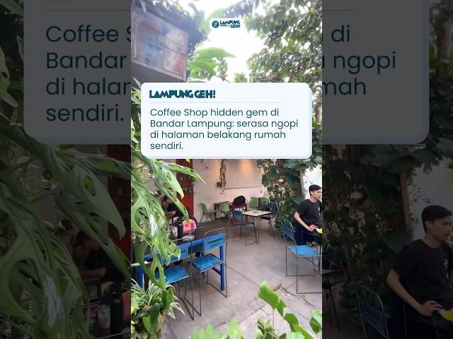 Cafe skena hidden gem di Bandar Lampung Kubo Kopi #lampunggeh