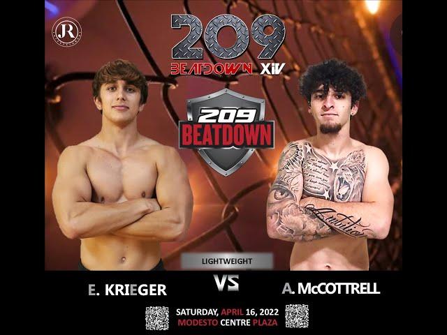 E. KRIEGER VS A. McCOTTRELL - 209BEATDOWN XIV - APRIL 16, 2022