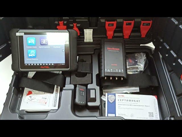 Сканер Autel MaxiSys MS906BT PRO,  в комплектации с 4х канальным осциллографом MaxiScope MP408