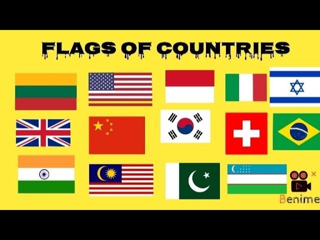 flags of countries. രാജ്യങ്ങളും അവരുടെ പാതകകളും