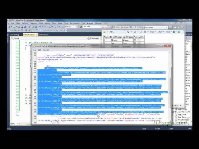 How to populate GridView from code behind and sort the GridView data?