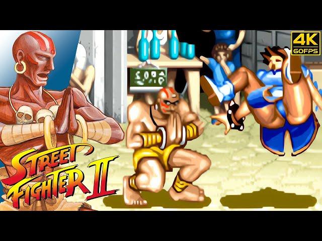 Street Fighter II - Dhalsim (Arcade / 1991) 4K 60FPS