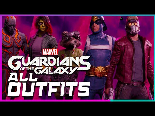 All Outfits in Marvel's Guardians of the Galaxy