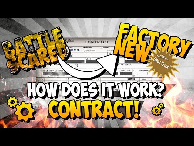 CS:GO - TradeUp Contract & Float Value Tutorial - How does it work?