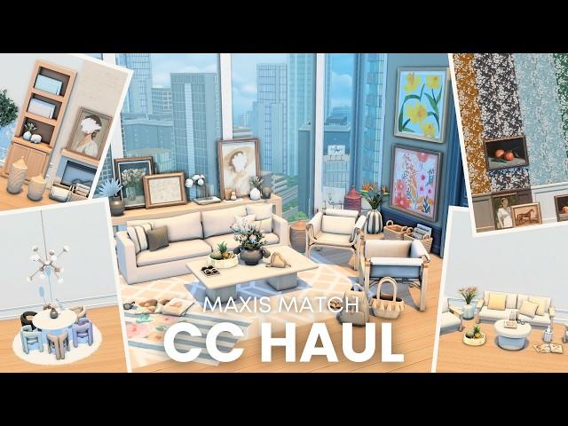 SEPTEMBER  MAXIS MATCH CC FURNITURE  HAUL + CC LINKS  | The Sims 4