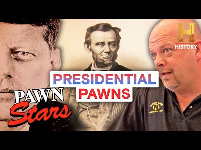 Pawn Stars: PRICEY PRESIDENTIAL PAWNS! *Mega Compilation*