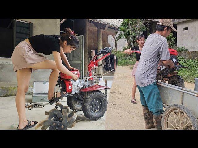 The genius girl, restored the mini milling machine for her uncle