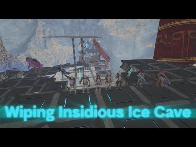 Ark ASE | Wiping Insidious Ice Cave Online | N1B | Monster Fibercraft |