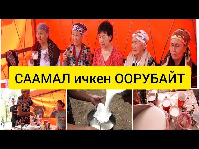 СААМАЛ ичип, ЖЫРГА!  /  АЙДАНА саамал жайына ЧАКЫРАБЫЗ