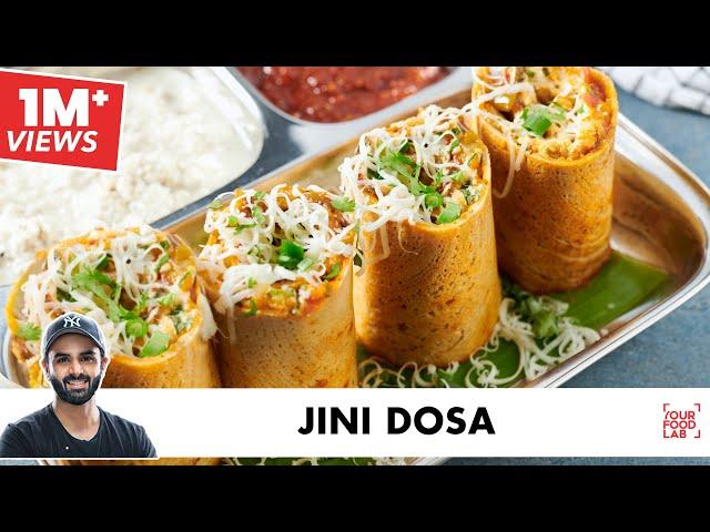 Jini Dosa | Dosa Batter | Street Style Dosa | अब घरपे बनाइये स्वादिष्ट जीनी डोसा | Chef Sanjyot Keer