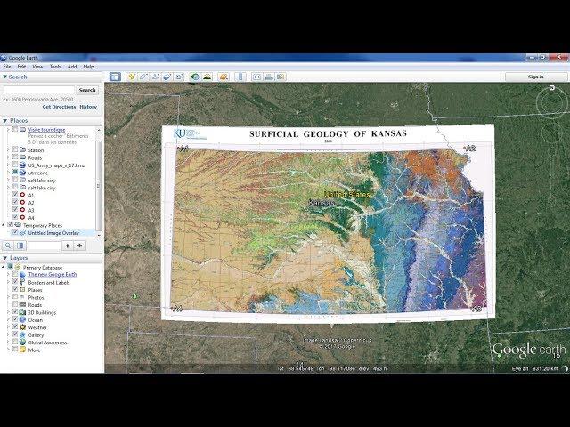 How to georeference maps in Google Earth