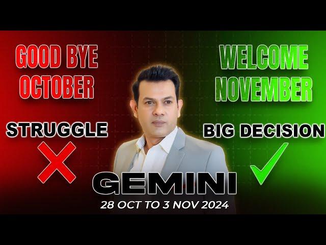 Gemini Weekly HOROSCOPE 28 October to 3 November 2024