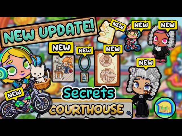 EVERYTHING about the AVATAR WORLD COURTHOUSE UPDATE + ALL SECRETS! NEW Town Plaza, too!