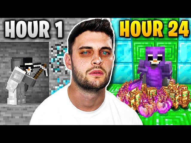 I played Minecraft for 24 Hours STRAIGHT...