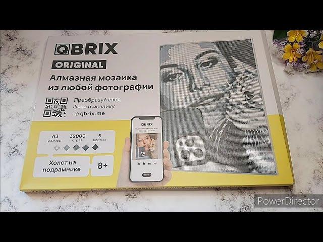 Алмазная мозаика Qbrix Обзор и готовый результат  Алмазка по фото