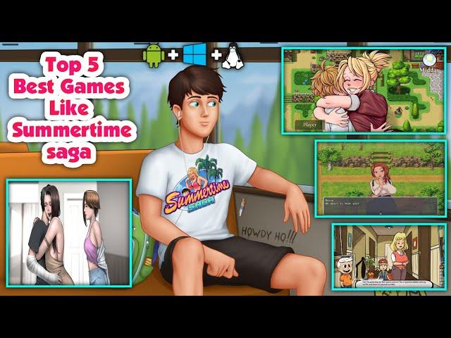 Top 5 Best Games Like Summertime saga Ezarca Gaming | 2D Visual Novels | Part-3