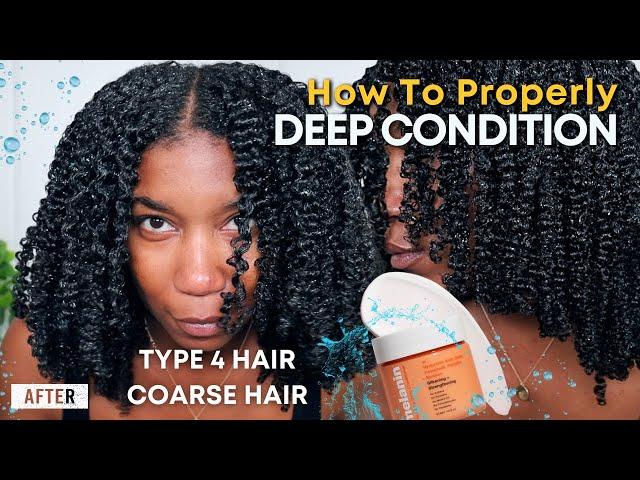 STOP WASTING PRODUCT!! How To Properly Deep Condition Dry, Coarse Natural Hair