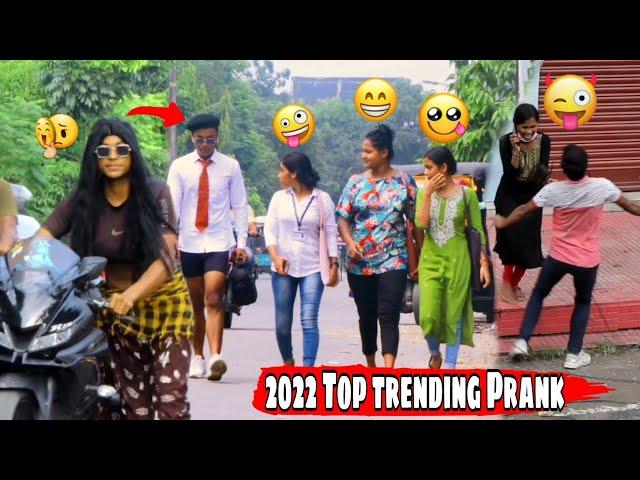 2022 Top Five Trending Prank In India || Amazing Reaction Of Cute Girls  @funkyyash