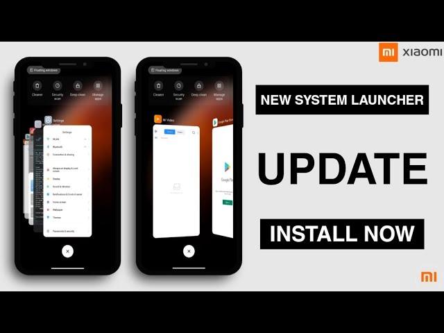 NEW SYSTEM LAUNCHER UPDATE | NEW RECENT PANELS ADDED | INSTALL NOW!!