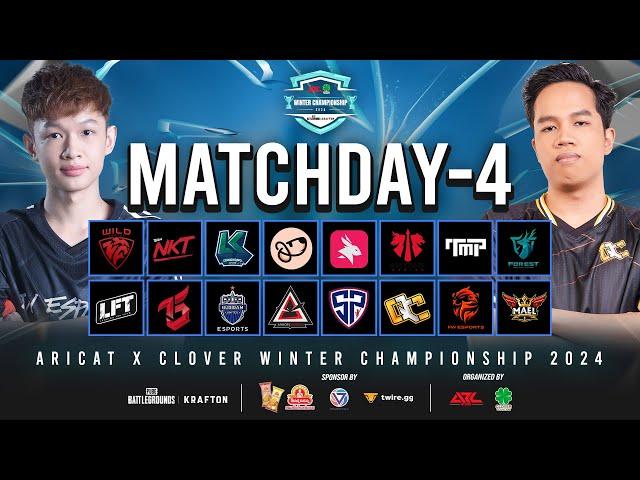 Live สด! ARICAT x CLOVER WINTER CHAMPIONSHIP 2024 DAY 4