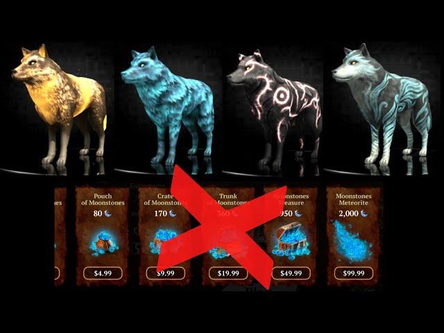 How to earn Moonstones! (Without $)  The Wolf Online Simulator 2021