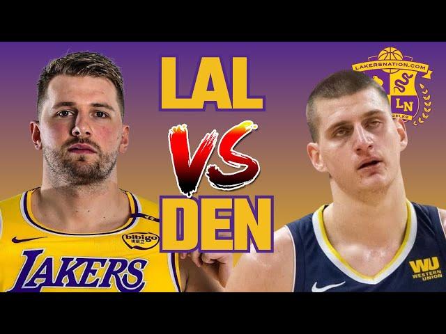 Lakers vs Nuggets LIVE Play By Play And Reaction!