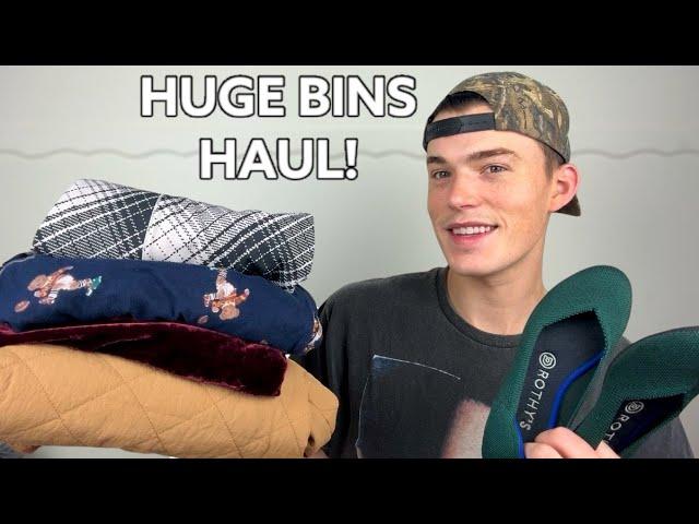 HUGE Goodwill Bins Thrift Haul! Clothing to Resell On eBay, Poshmark, & Mercari!