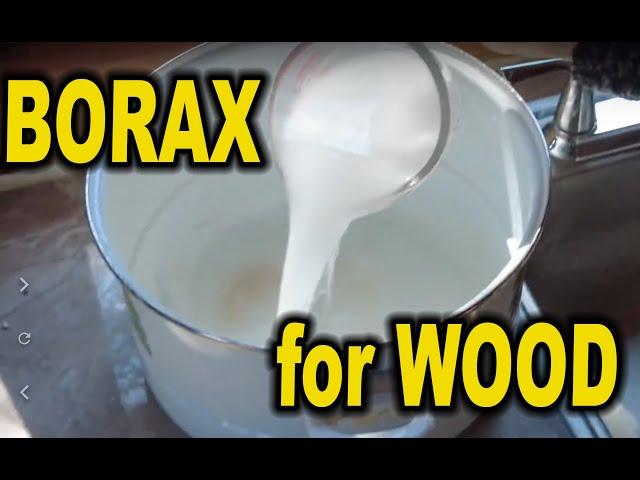 Borax for Wood Treatment and Preservative | Stops Fungus, Insects, Wood-rot