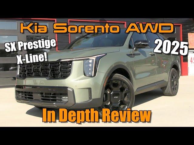 2025 Kia Sorento SX Prestige X-Line: Start Up, Test Drive & In Depth Review