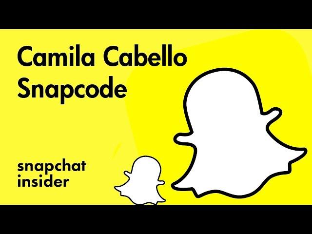 Camila Cabello - Add with Snapchat Snapcode - camilanaps - snapchat insider