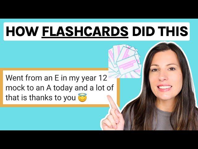 How to make and use flashcards to get an A/A* | how to use flashcards | A-level biology flashcards