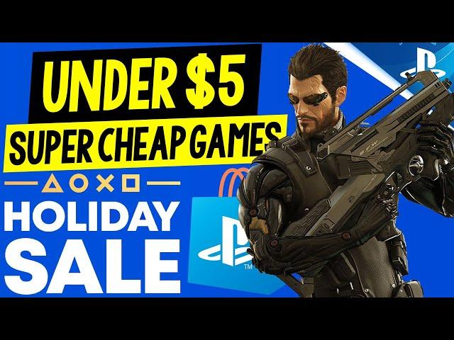 Tons of AWESOME PSN Game Deals UNDER $5! PSN Holiday Sale 2024 SUPER CHEAP PS4/PS5 Games to Buy!