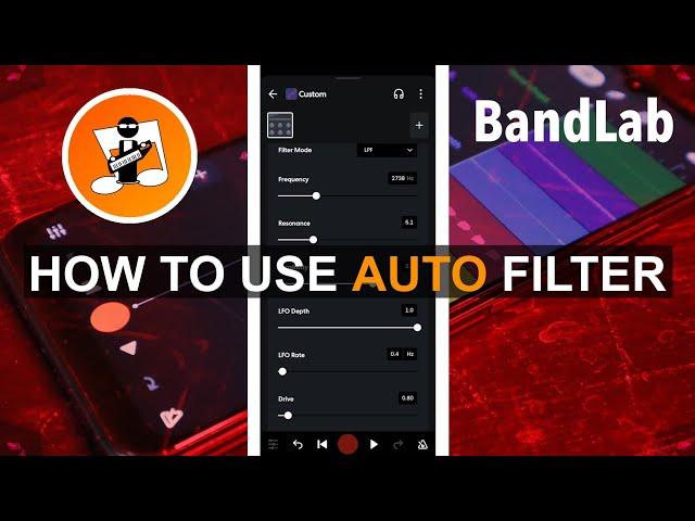 How to use the Auto Filter Fx in Bandlab